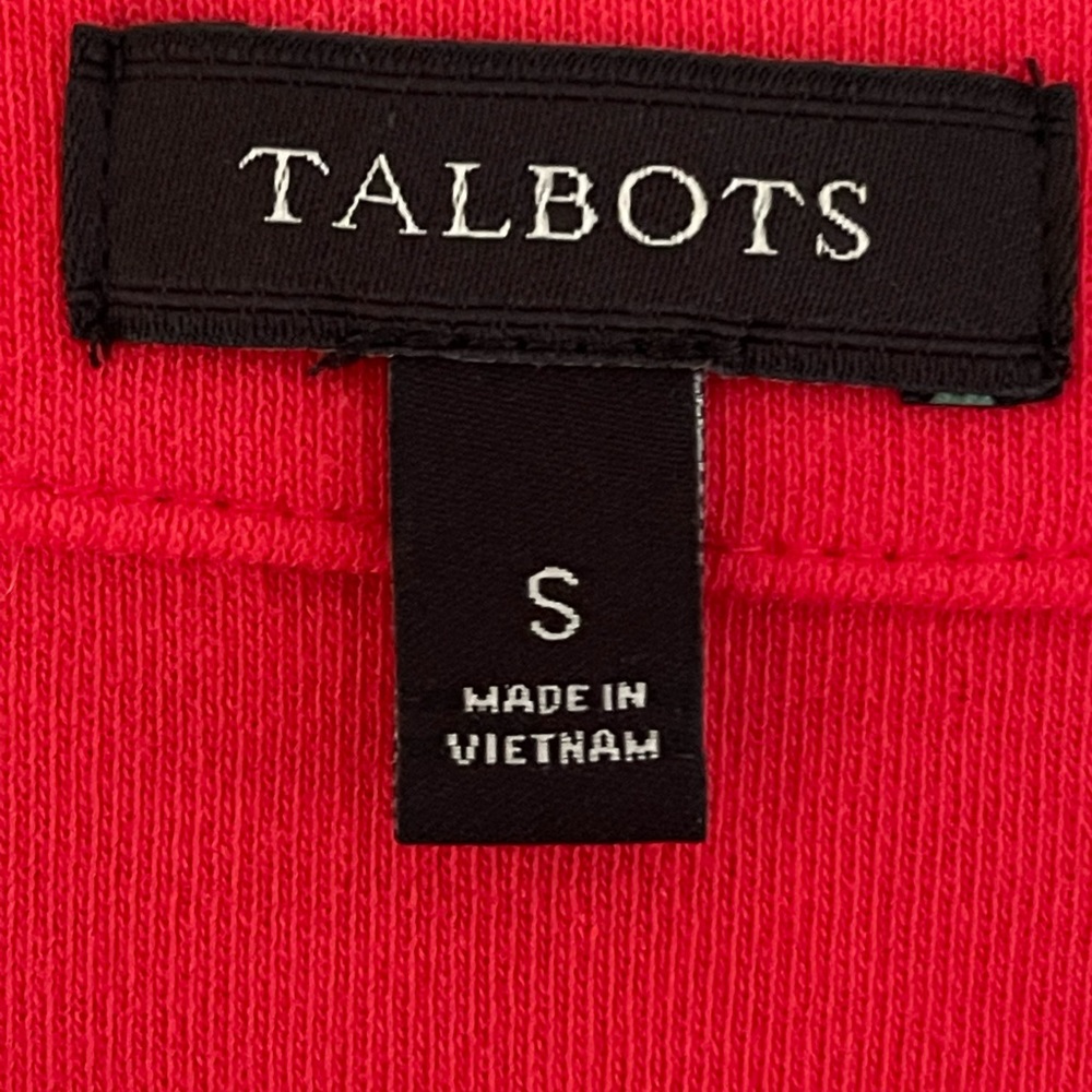Talbots, Red, Shirtsleeve, Midi - Picture 7 of 7